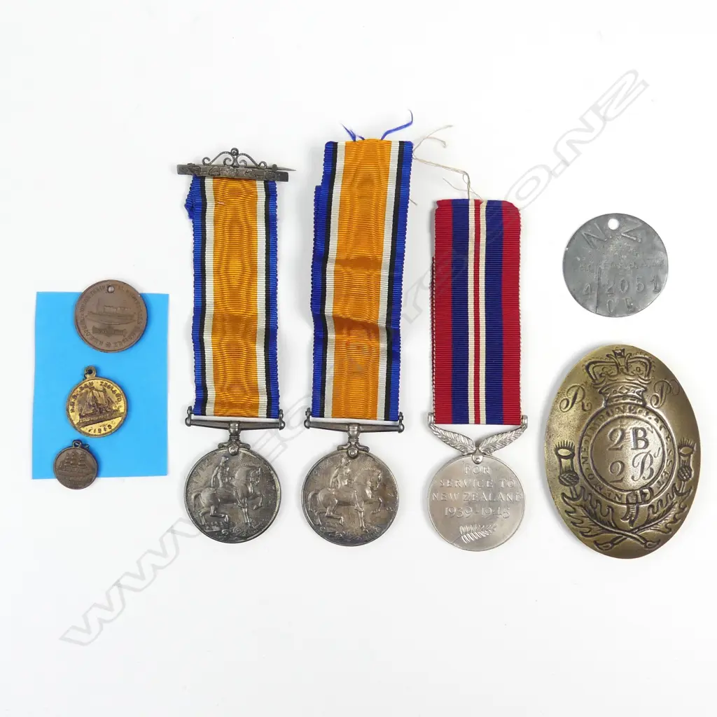 Two WWI British War medals Image 1++