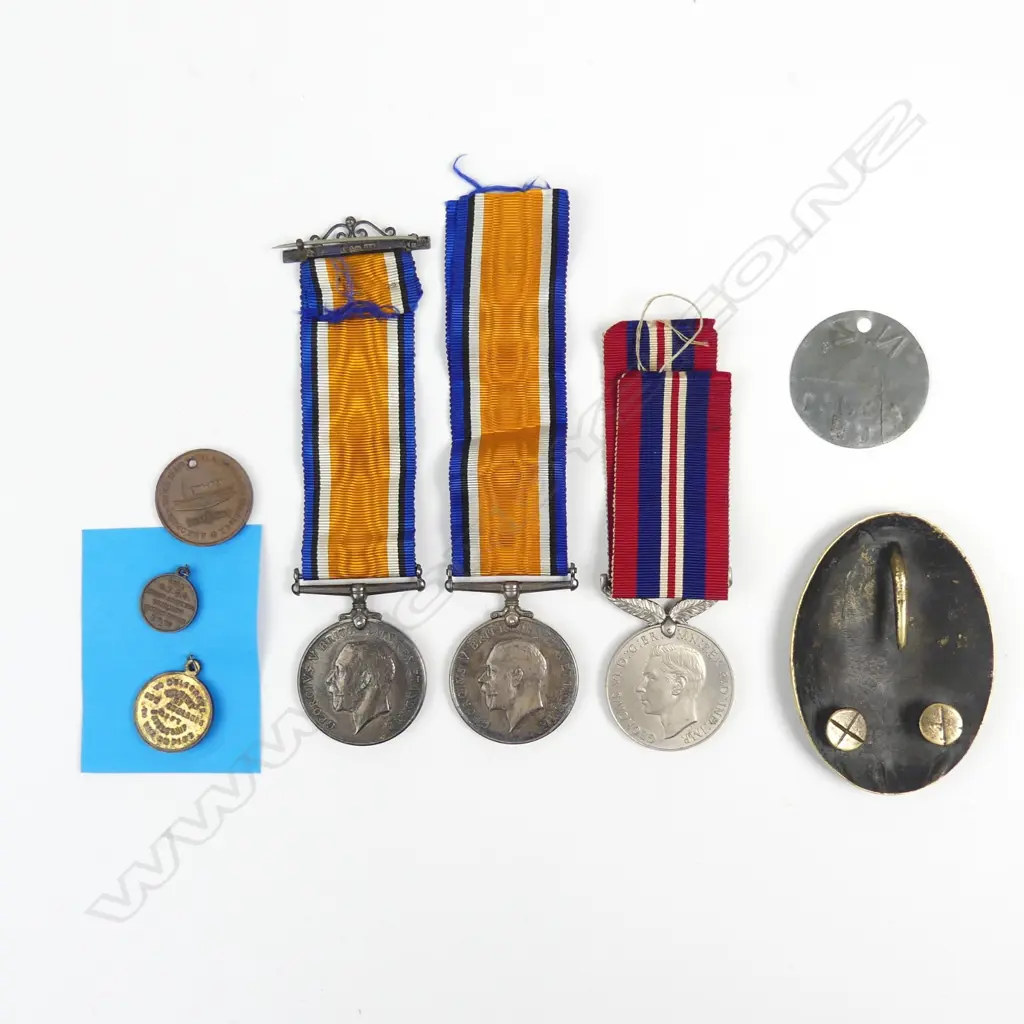 Two WWI British War medals Image 1++