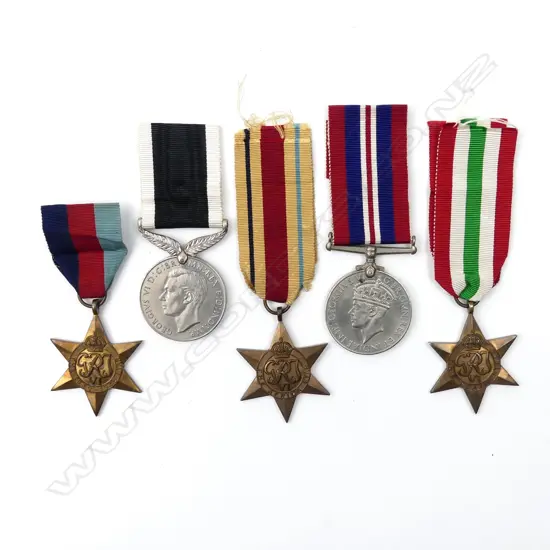 Group of WW2 service medals