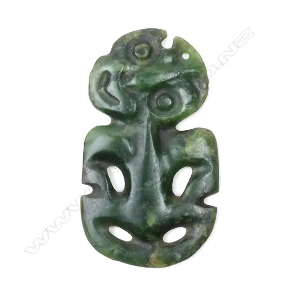 A pounamu hei tiki