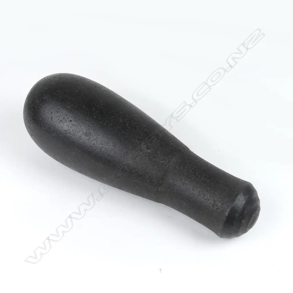 A pre-European patu muka (stone flax pounder) Image 1++