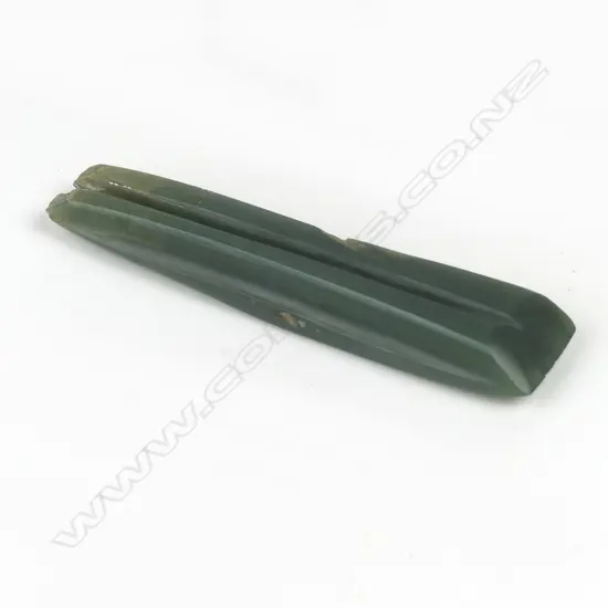 A 19thC or earlier whao pounamu (nephrite chisel)
