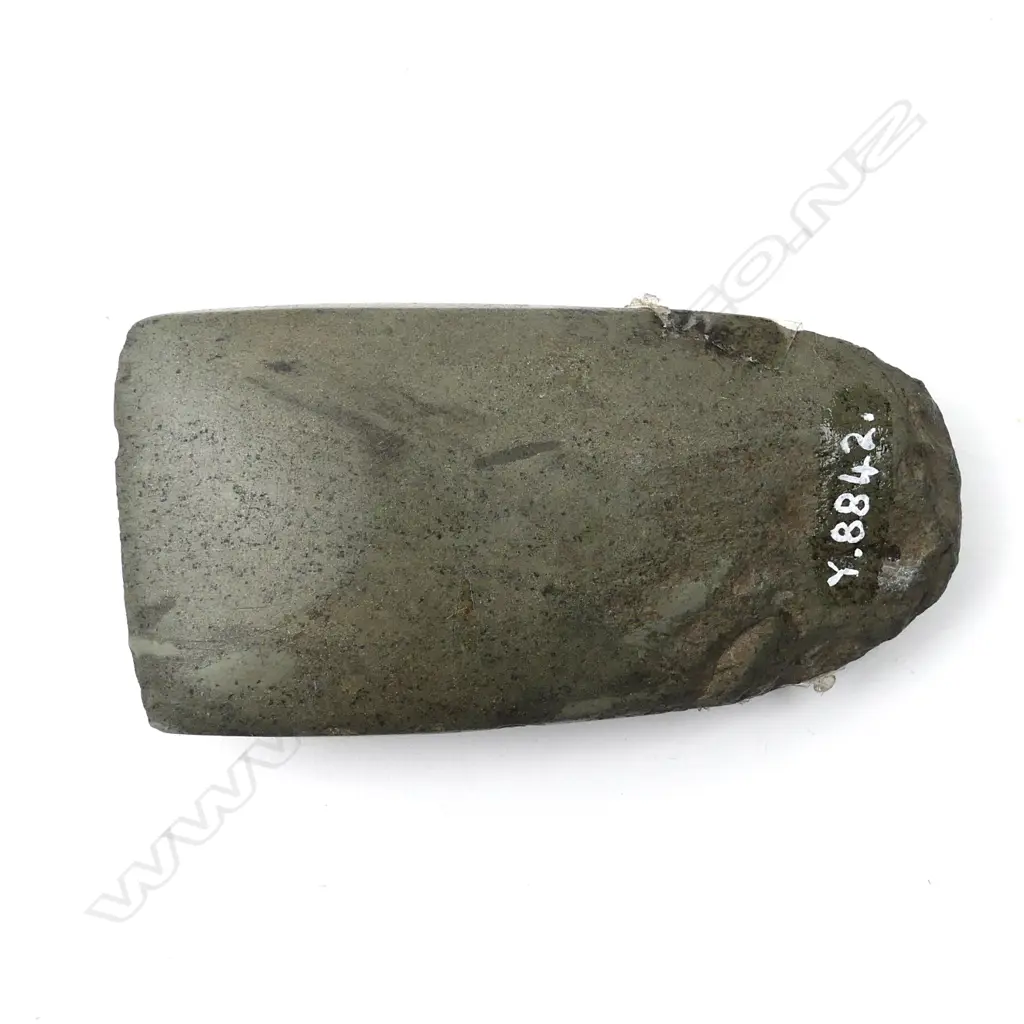 A small argillite adze blade Image 1++
