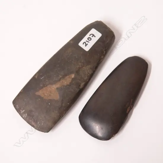 Two pre-European stone toki