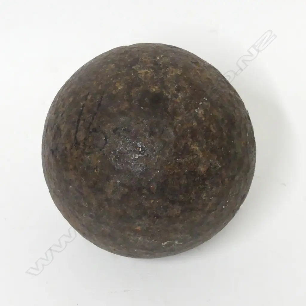 A cannonball reputedly from the Battle of Gate Pā Image 1++