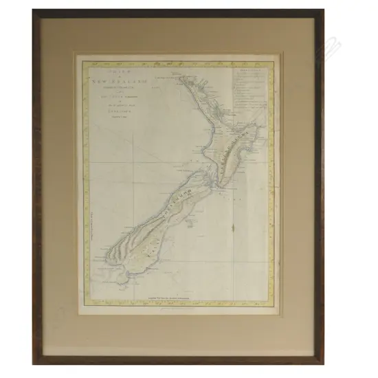 James Cook 'Chart of New Zealand...'
