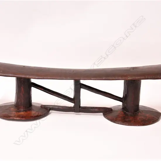 An old Fijian wooden headrest