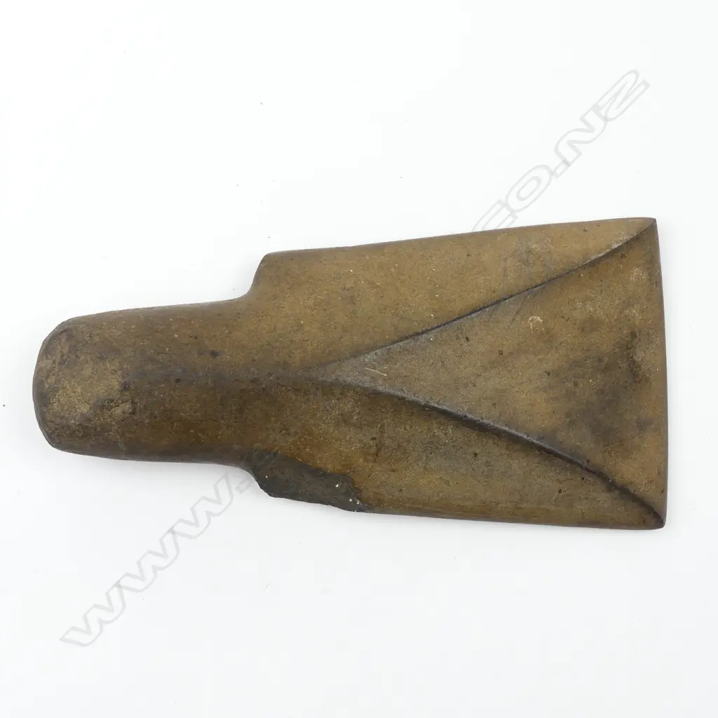An old large Cook Islands stone adze blade Image 1++