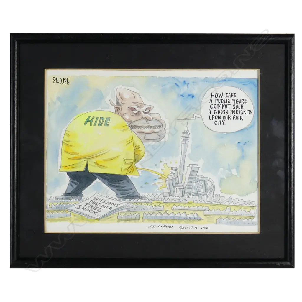 Dylan Horrocks and Chris Slane original cartoons Image 1++