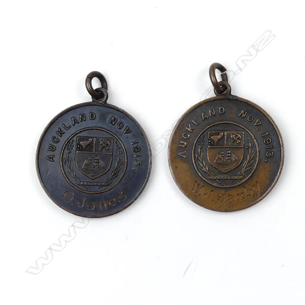 Two copper 'Special Constabulary' medals 1913 Image 1++