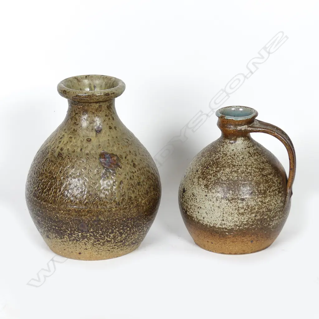 Two Jeff Scholes pottery pieces Image 1++