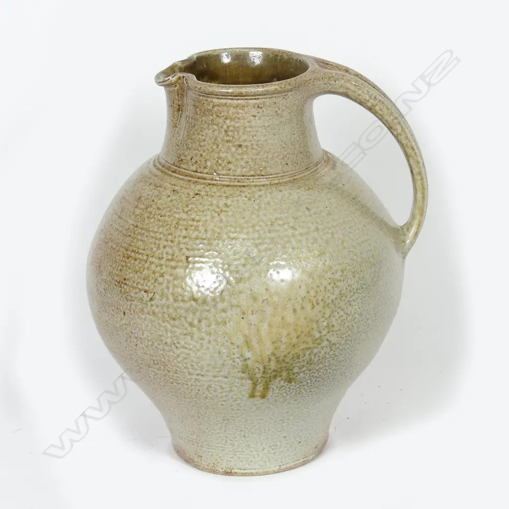 Mike and Lynne Spencer large salt glazed jug Image 1++