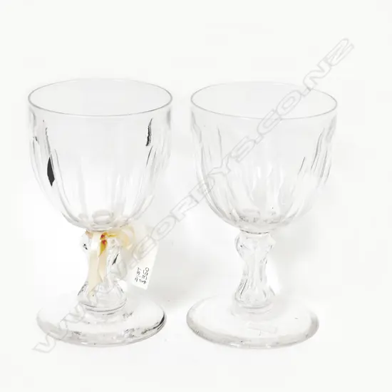 A pair of large Victorian rummers
