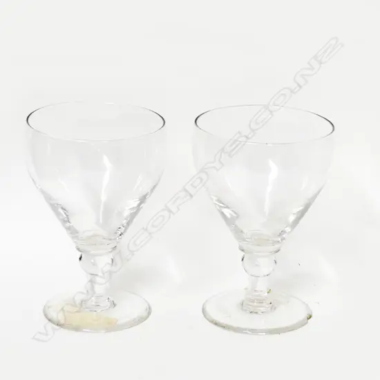 A pair of Georgian rummers