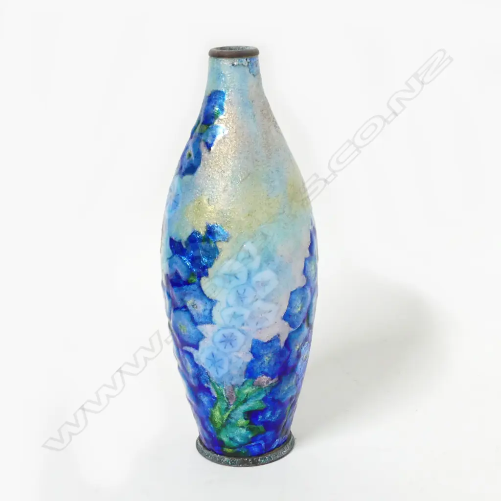 An enamel vase by Camille Fauré Image 1++