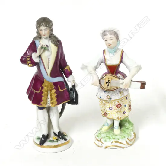 Two porcelain figures