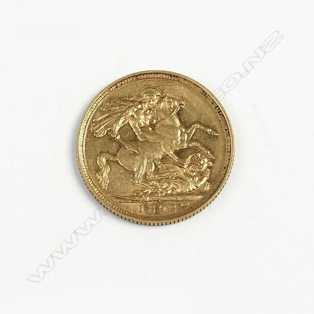 A Victorian gold sovereign Image 1++