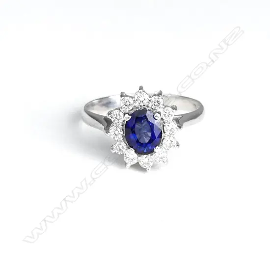 An 18ct white gold