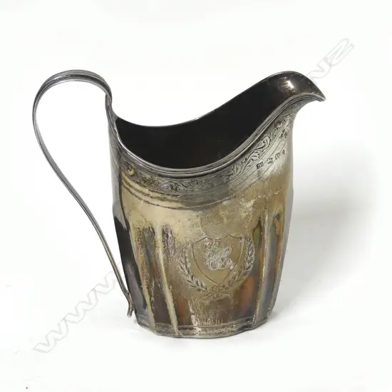 A George III silver cream jug
