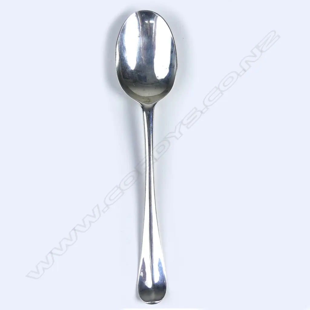 An 18thC silver desert spoon Image 1++