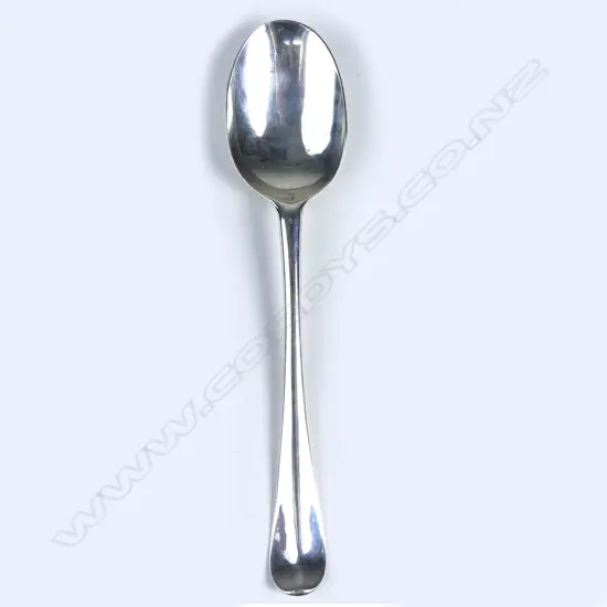 An 18thC silver desert spoon