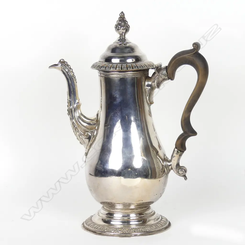 A Georgian Old Sheffield Plate coffee pot Image 1++