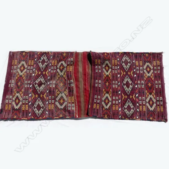 An antique kilim saddle bag