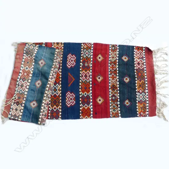 An old Turkish flat weave kilim runner