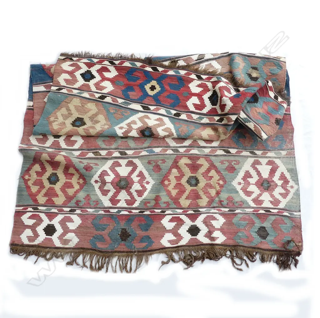 An old Turkish slit-weft kilim carpet Image 1++