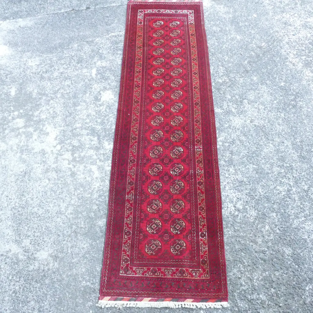 A Turkoman hand knotted runner Image 1++