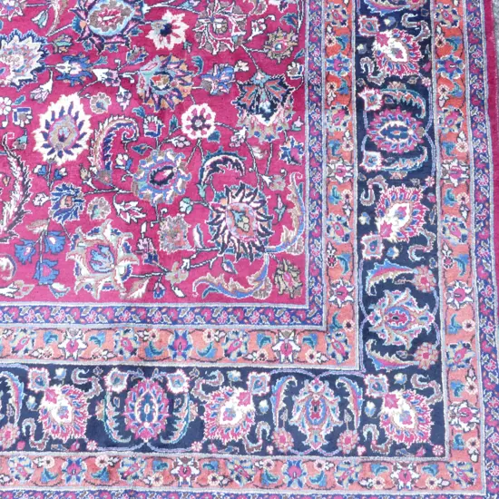 A large and fine quality Iranian Kashan carpet
