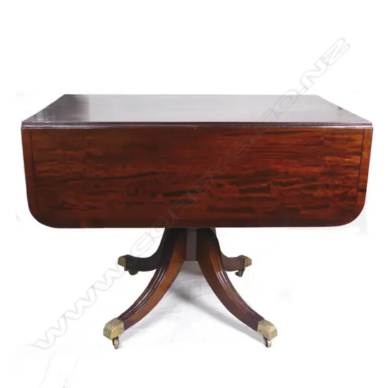 A late Georgian mahogany Pembroke table