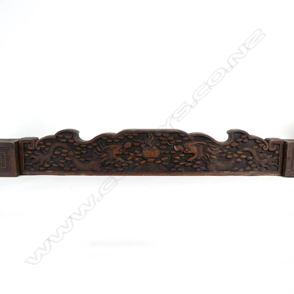 A Chinese inspired wooden fire fender Image 1++