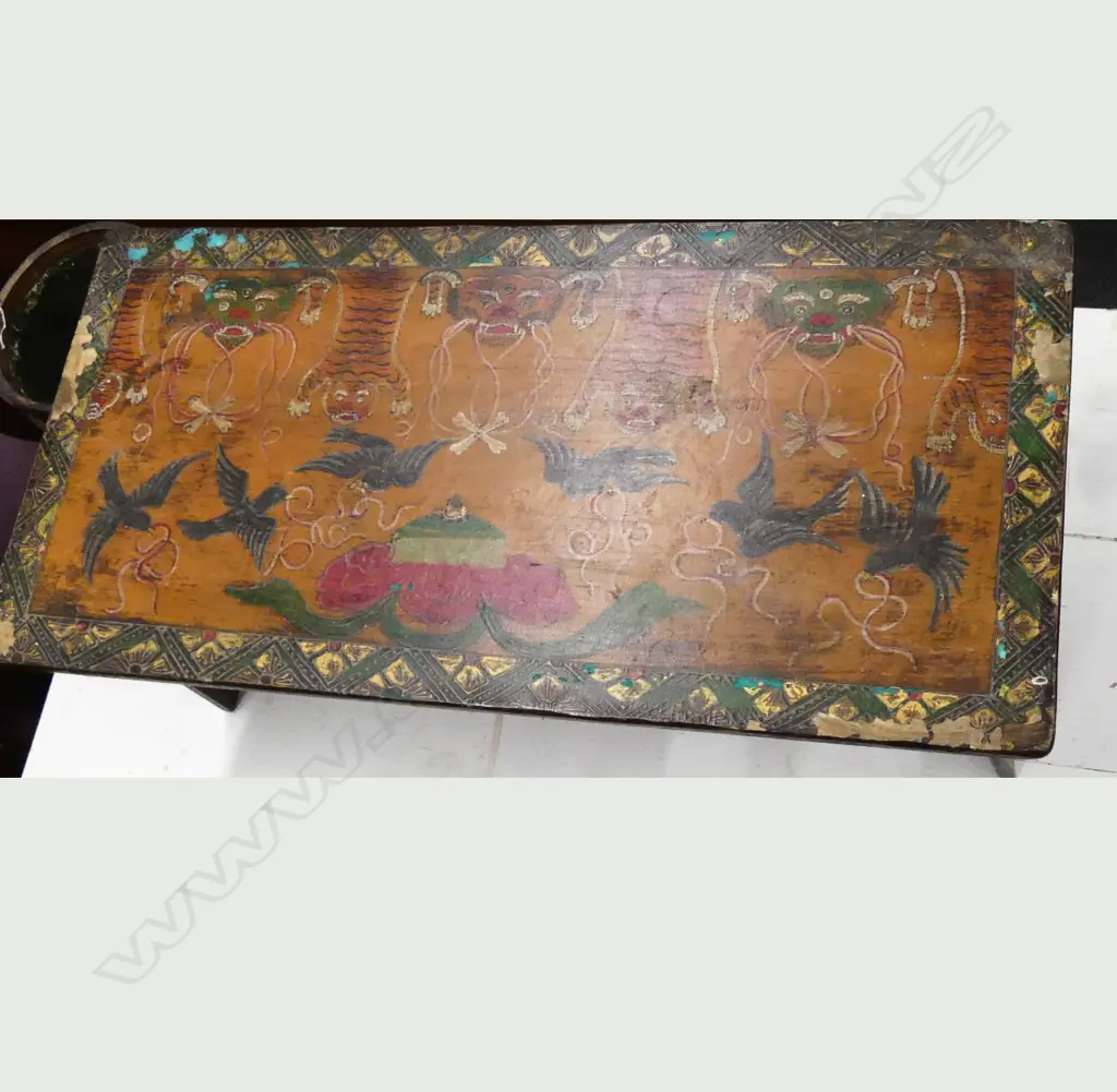 A small Tibetan folding table Image 1++
