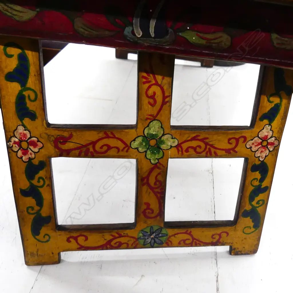 A small Tibetan folding table Image 1++