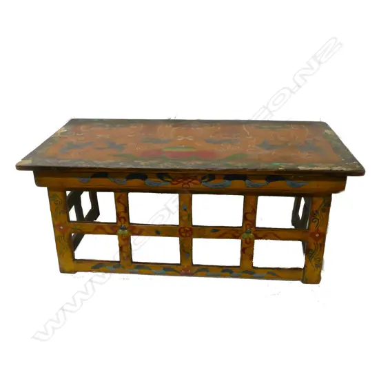 A small Tibetan folding table