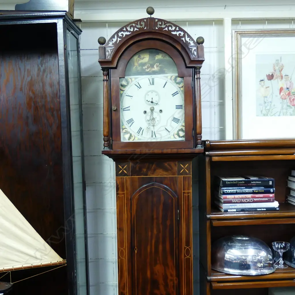 An early 19thC long case clock Image 1++