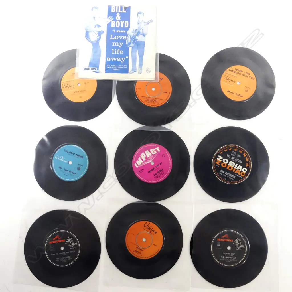 Eleven NZ 45rpm singles Image 1++