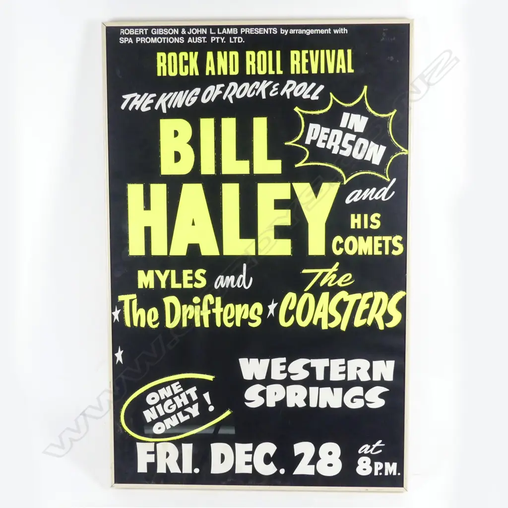 Framed Bill Haley and His Comets poster Image 1++