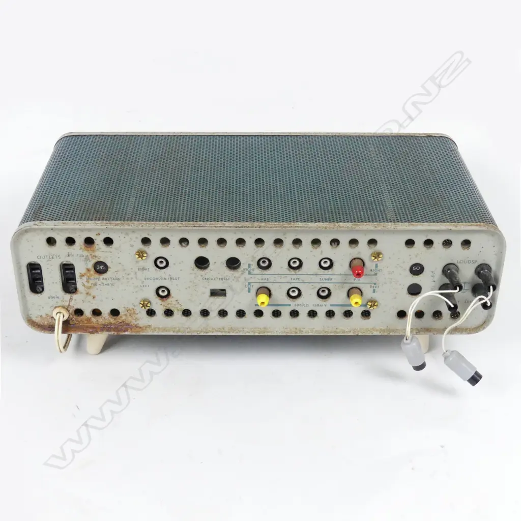 A vintage Belgium five valve amp Image 1++
