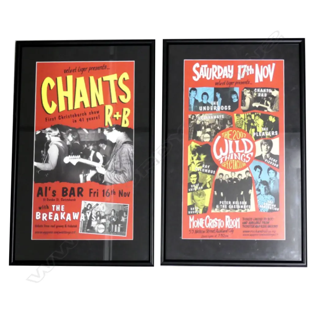 Two framed promotional posters Image 1++