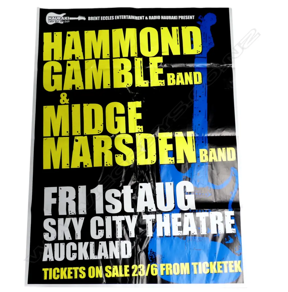 Large Hammond Gamble and Midge Marsden promotional poster Image 1++