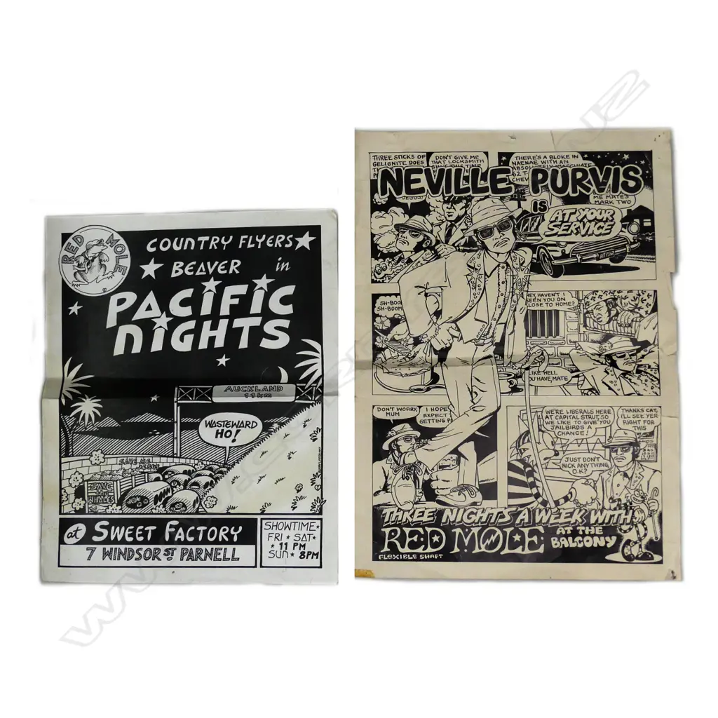 Two Red Mole posters Image 1++