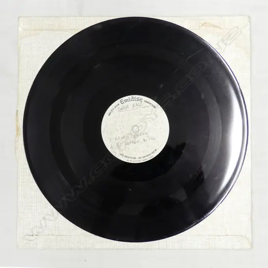 A unique Split Enz Emidisc studio pressing