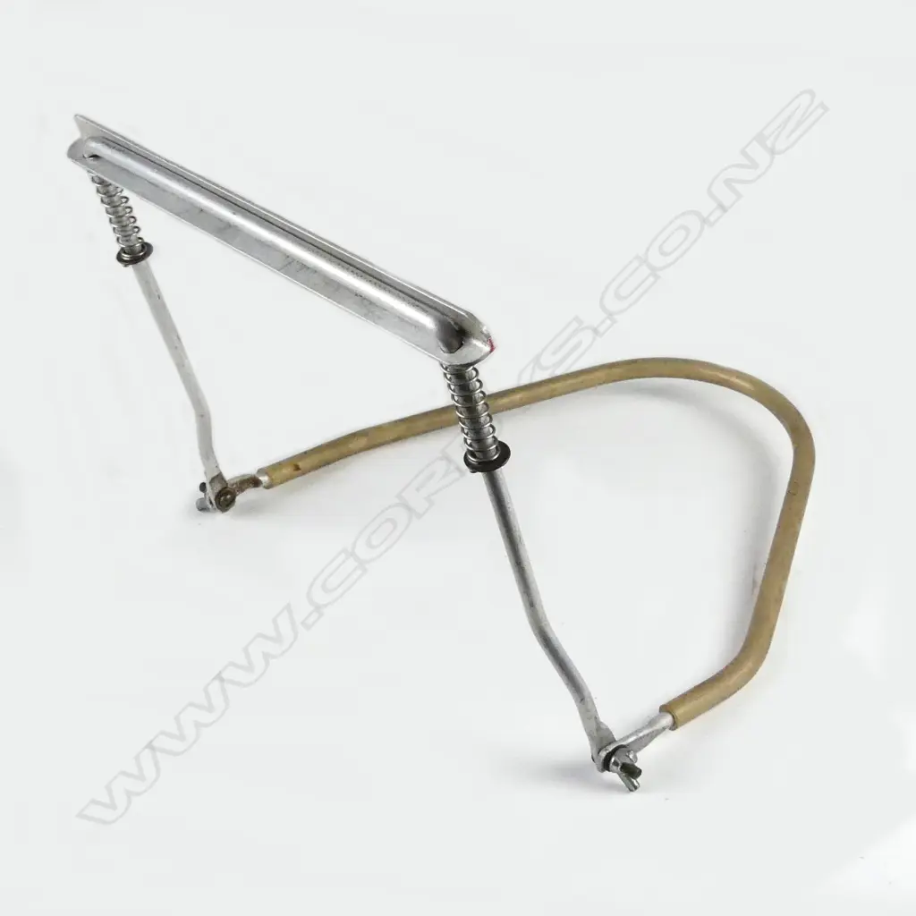 A metal harmonica neck-holder stand Image 1++