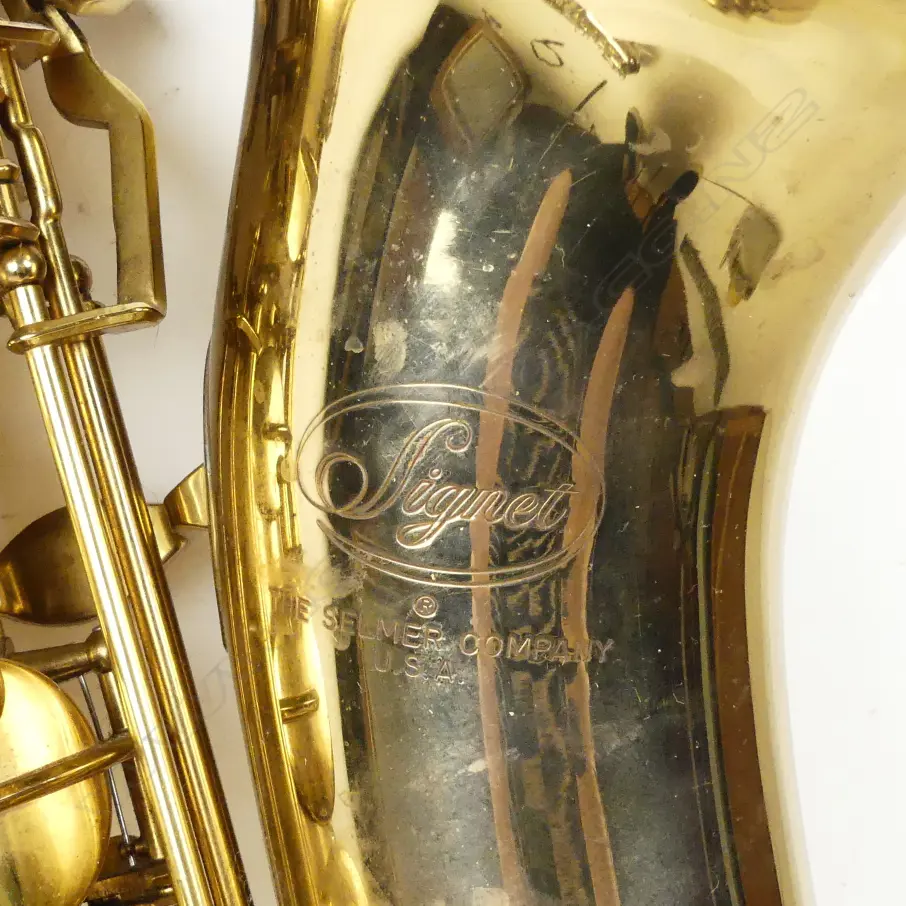 E Selmer Signet gold lacquered tenor saxophone Image 1++