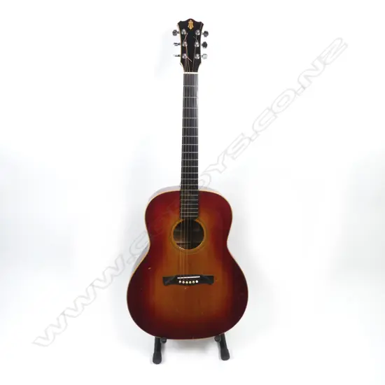 A Peter Madill acoustic guitar made in Auckland 1987