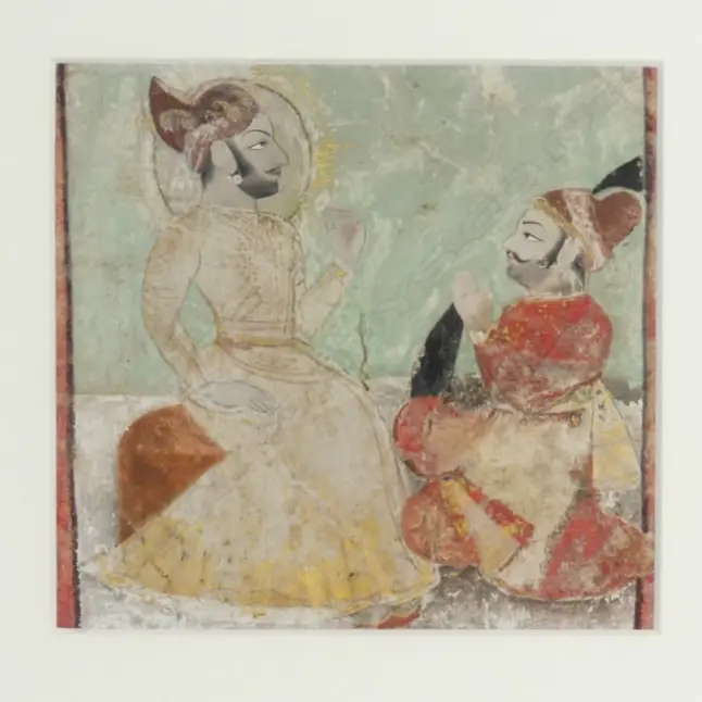 A 19th century Indian miniature painting Image 1++