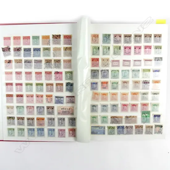 A collection of Chinese and Hong Kong stamps