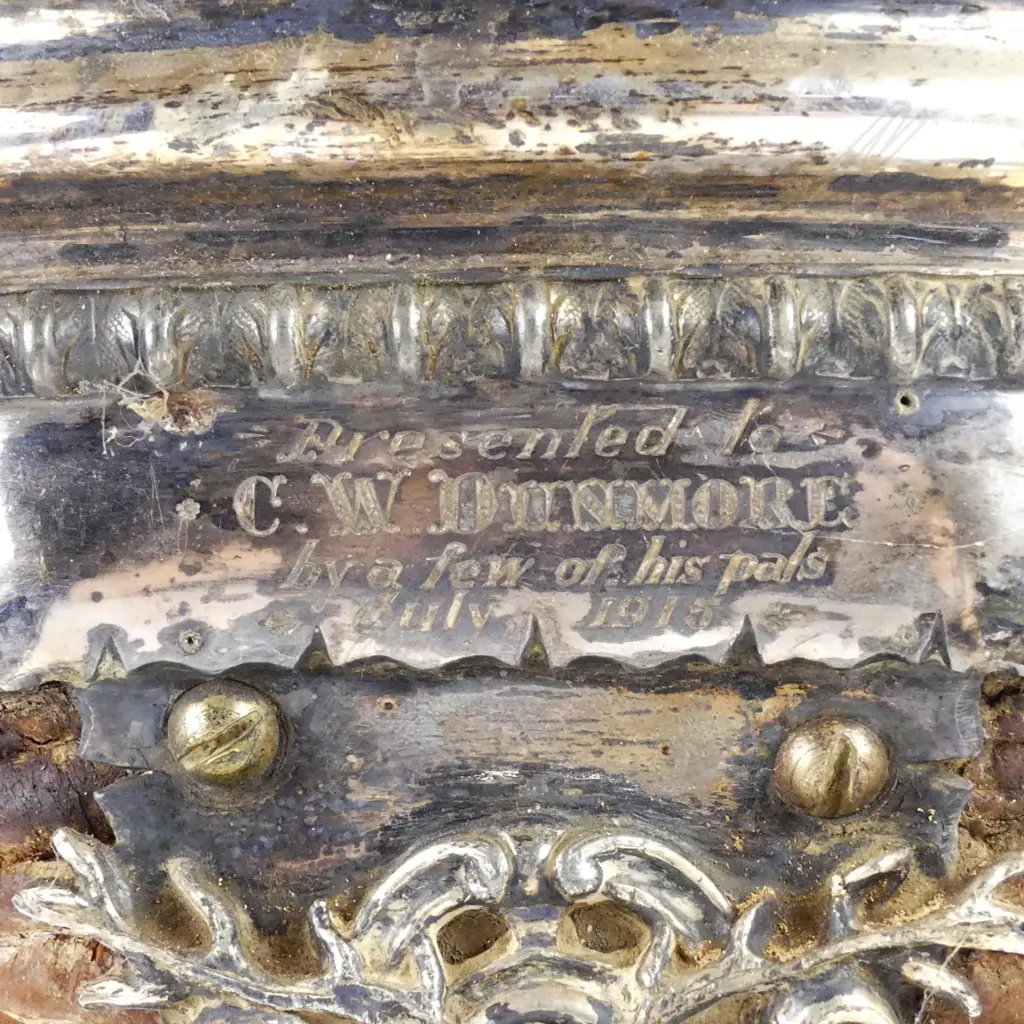 A late 19th/early 20thC desk standish Image 1++